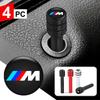4 Pezzi Perni Serratura Portiera Auto Manopola Serratura Interna Copertura Per Emblema M M3 M5 X1 X3 X5 X6 E46 E39 E36 E60 Accessori Styling
