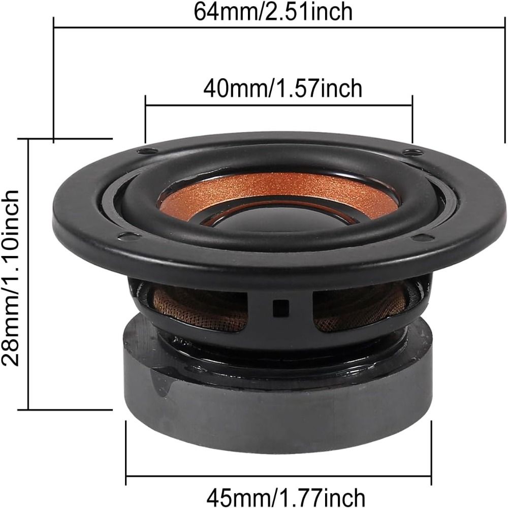 4 Ohm 5W Magnetic Speakers 45 Core Bluetooth Speaker Mini Speakers Subwoofer