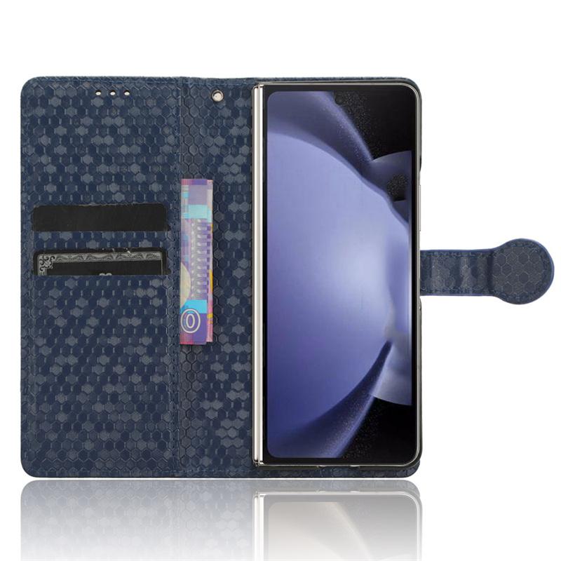 Für Samsung Galaxy Z fold6 Luxuriöse Glatte Brieftasche Magnetisches Buchhülle Handy Handy Klapphülle Schutzhülle Galaxy Z fold 5