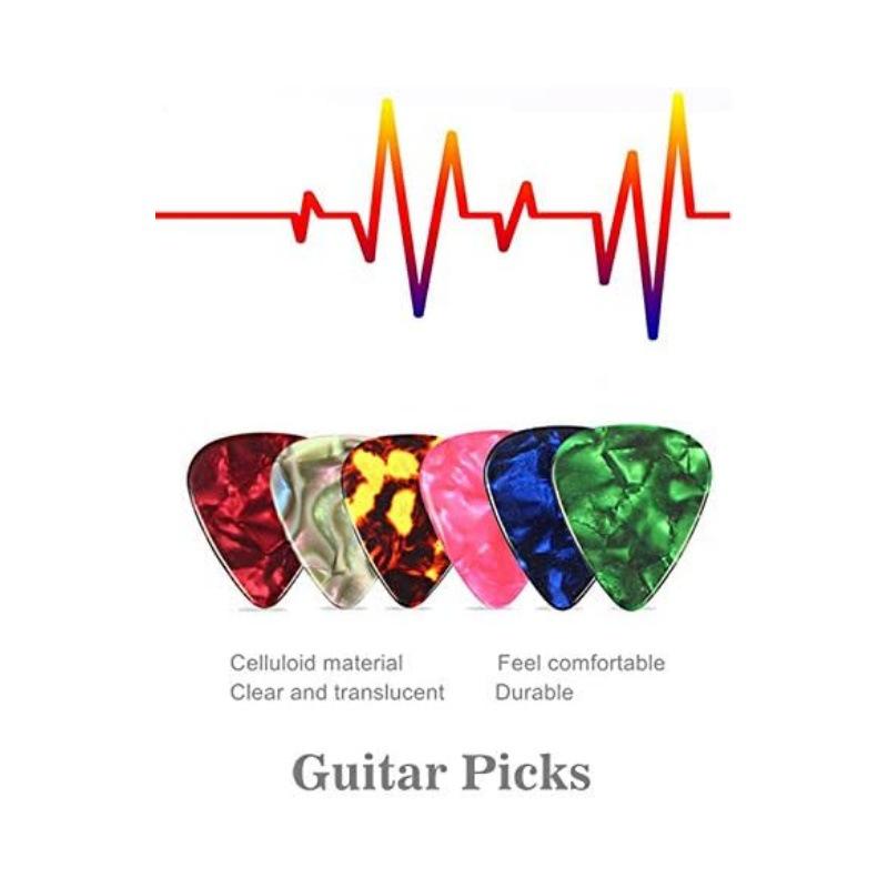 Bakelite and Celluloid Guitar Picks - Universal Multi-Color Selection