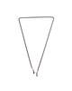 Seupeulingseuteulingseu Antique Metal Chain Eyeglass Strap [Black]