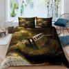 Boxen Königin Bettbezug Gamer Wettbewerbs Sport Bettwäsche Set Galaxie Hell Bunt Steppdeckenbezug Polyester Bettdeckenbezug