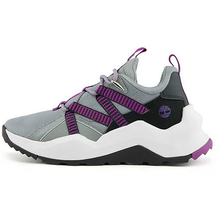 Timberland Casual Lightweight Low-Top Running Shoes Women Sneaker Gray Purple A2HVCW