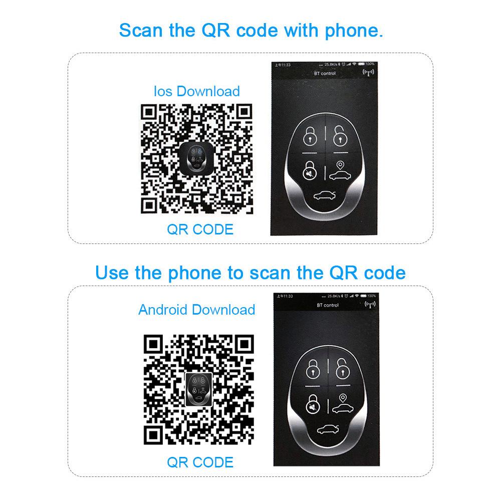Universal Car Door Lock Trunk Release Keyless Entry System Central Locking Kit With Remote Control