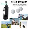 Golf Ball Storage Pouch with Tee Holder - Large Capacity, Portable Carrier Bag with Keychain Belt Clip Design