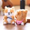 Corgi Plush Puppy Pendant Bag Hanging Decoration Keychain Animal Cartoon Doll