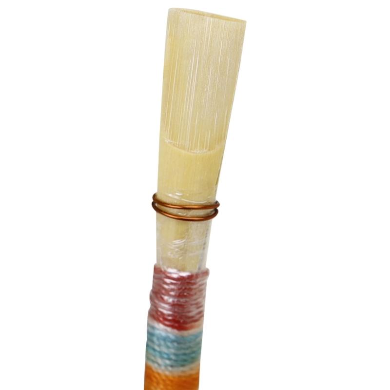4 Pezzi Boccaglio Morbido Ancia Naturale Media Durezza Ancia per Oboe Morbida Fatta a Mano con Scatola Portaoggetti in Plastica Trasparente Facile da Usare
