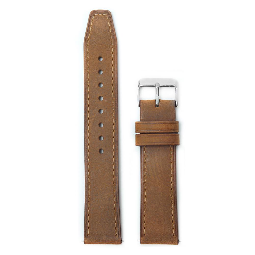 Genuine Leather Watch Strap for Fiyada Mach J-20 GA881007, Men's Cowhide, 22mm/20mm