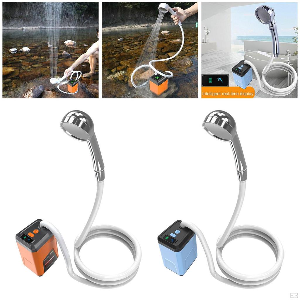 Electric Outdoor Shower Portable Handheld Camp Camping for Travel
