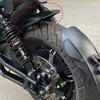 Motorcycle Front Fender Mudguard Extension Splash Pad Modified Accessory with Light for NIU UQI Ninebot SP1 Style Rear Splash Guard