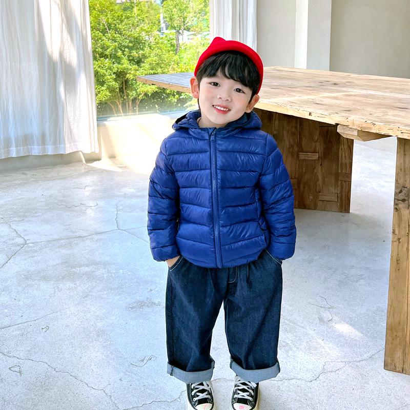 Children's Lightweight Down Cotton Jacket - Unisex Winter Coat for Kids and Babies