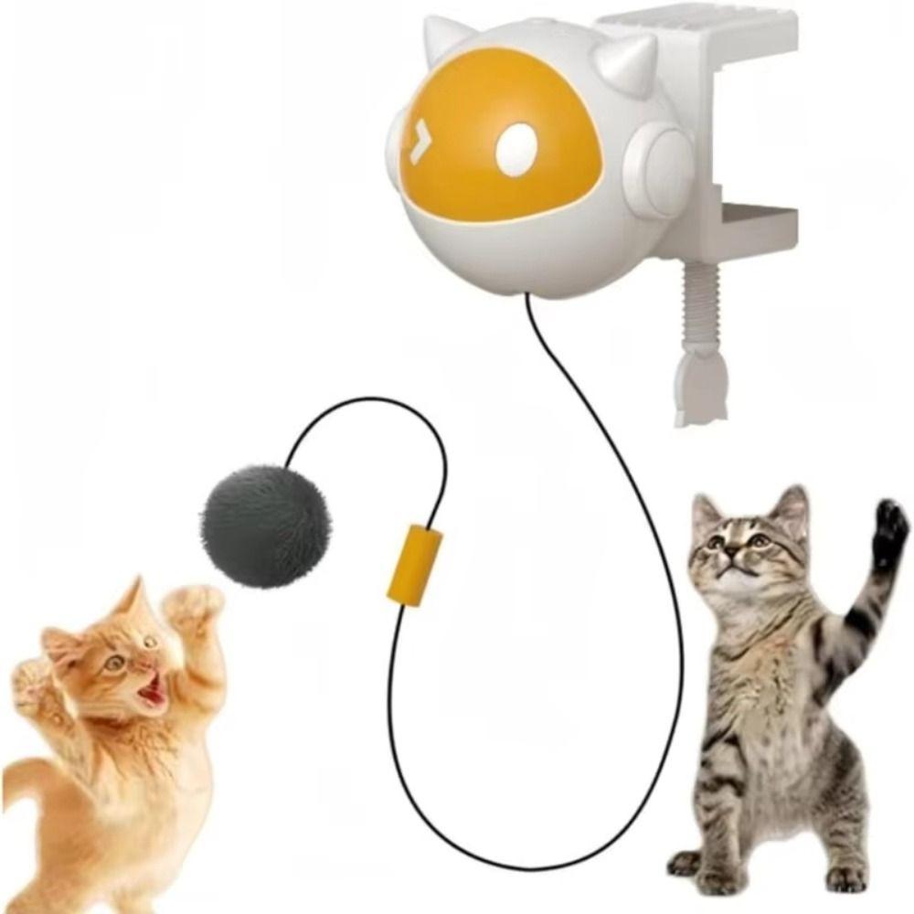 Smart Automatic Lifting Cat Toy Ball Creative Kitten Teasing Toy  Relieve Boredom