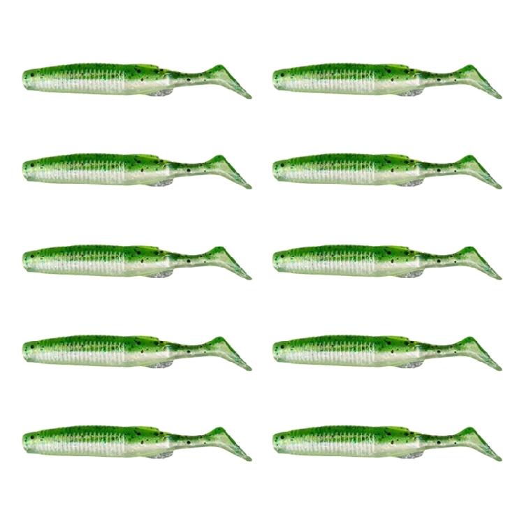 

10Pcs Sinking Fishing Lures Artificial Wobbler Soft Lures Worm Baits Competitive T Tail Soft Baits Paddle Tail Swimbaits