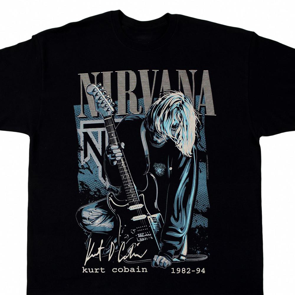 MEMORY Kurt Cobain T-shirt Black Unisex All Sizes JJ4794