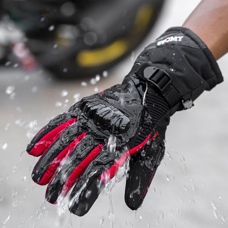 Motorcycle Gloves Men Waterproof Windproof Winter Warm Moto Biker Gloves Motorbike Riding Touch Screen Moto Protection Guantes