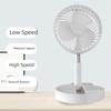 24H Long Battery Life Telescopic Electric Fan Rotatable 1m Foldable Floor Fan Creative Portable Desktop Electric Fan Summer