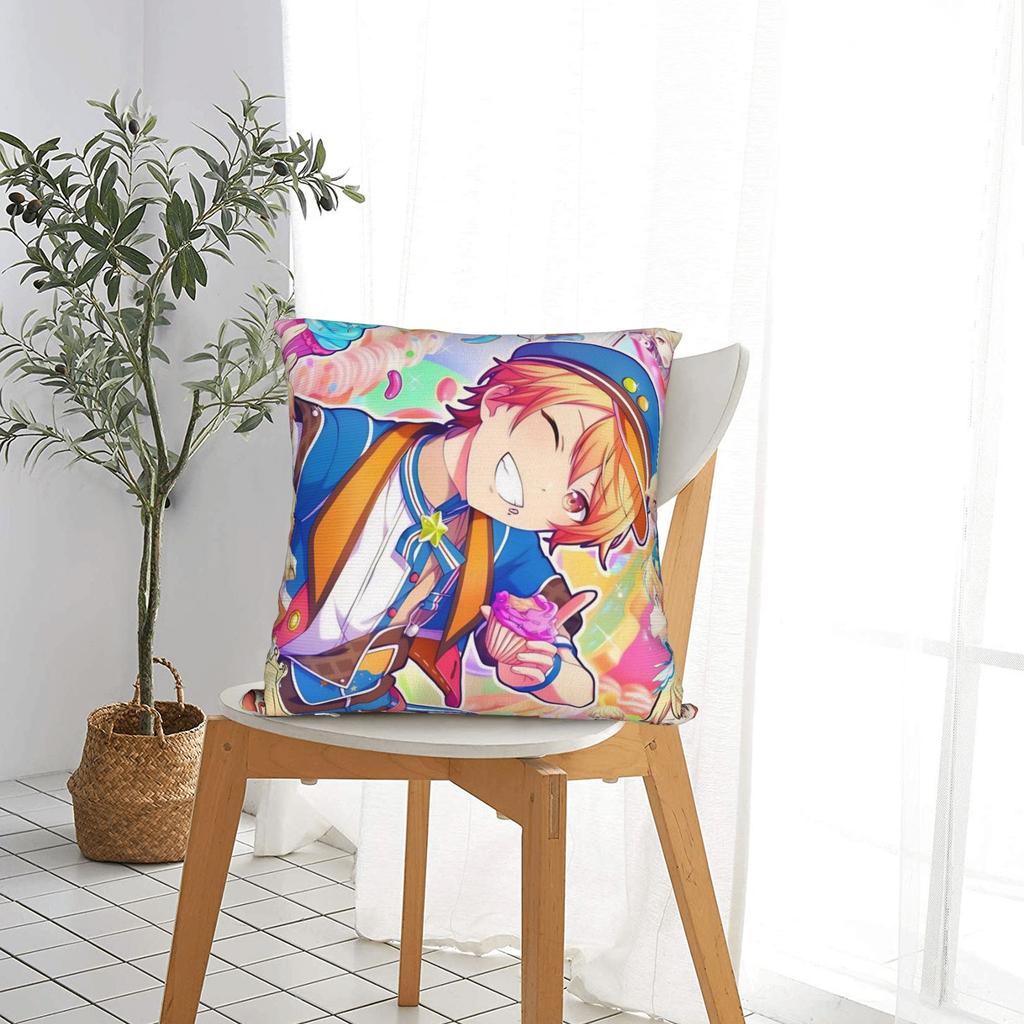 Tsukasa Tenma Pillow Case  Square Pillow Cover For Sofa Bedroom Home Decor Fashion Pillowcases