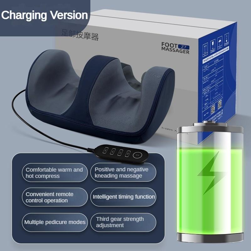 3-speed Adjustable Calf Massage Foot Therapy Machine Household Kneading and Hot Compress Foot Massage Device Fully Automatic Leg Massager