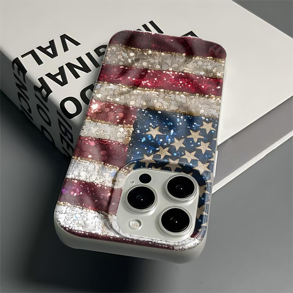 American Flag Phone Case For Iphone 16 Pro Max 17 Air 16 15 Pro 14 13 12 11 14 Plus Shockproof Silicone Funda Cover