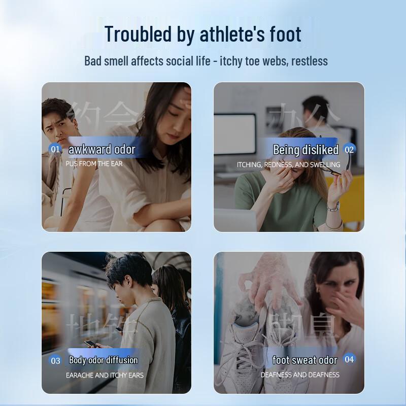 Спрей от грибка стопы и для контроля запаха Qianji