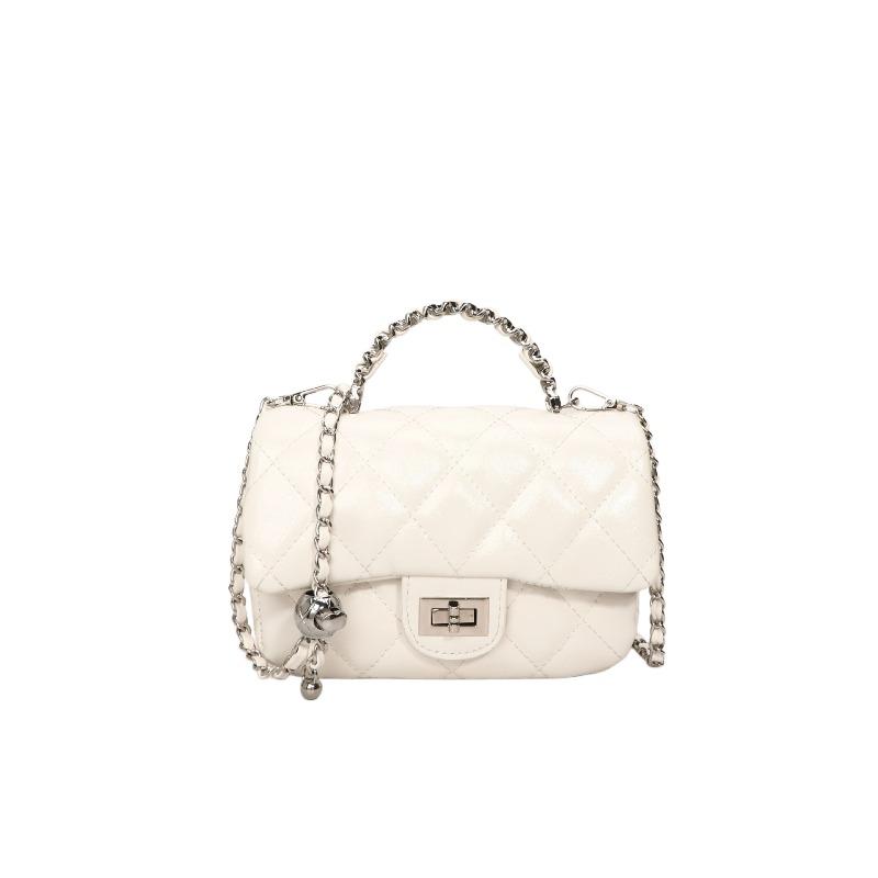 Rhombus single shoulder messenger bag women's new chain lock small square bag single shoulder messenger bag