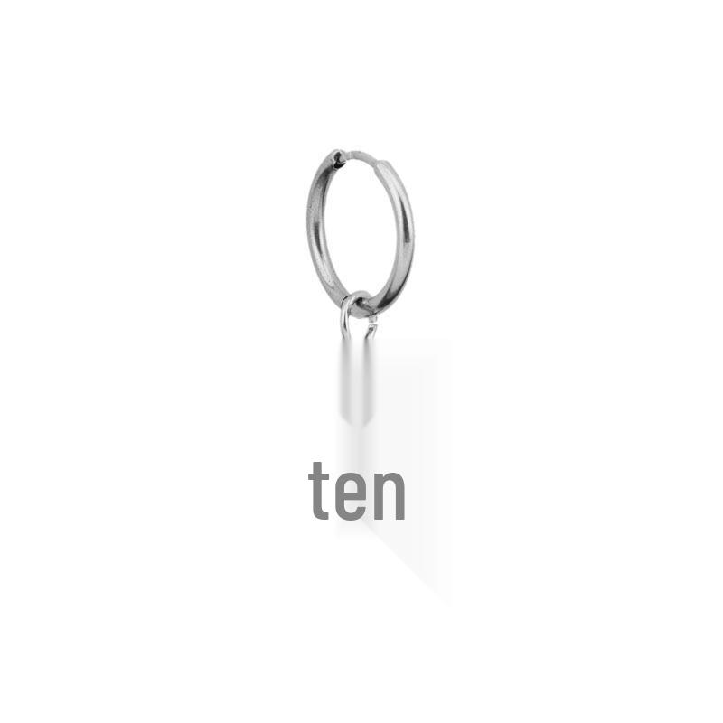 Stainless Steel Cross Stud Earrings for Women - Titanium Steel Earring Pendants, Ear Cuffs, and Ear Clips.