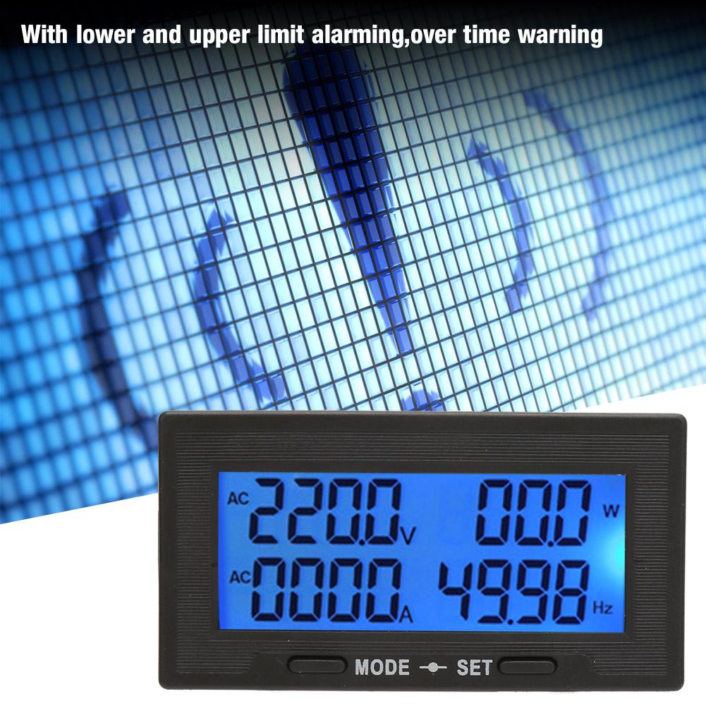 YB5140DMZ AC 0~100A 130~500V 6 In 1 Multi Function Digital Display Meter