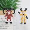 New 99 Nights In The Forest Figures Toy Desk Decorative Ornaments Figurine Model Owl Deer Doll Plastic Figurine Toy Gifts