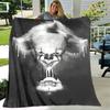 1pc Blanket Pennywise the Dancing Clown1 Print Design, Lightweight Blanket for Sofa, Bed- Soft &Warm, Gift for All Seasons Like Christmas, Halloween