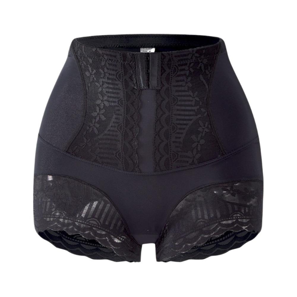 with Buckle Lace Shapewear Panties High Waist Seamless Underpants Postpartum Body Shaper Lady XL Waist 66cm чёрный