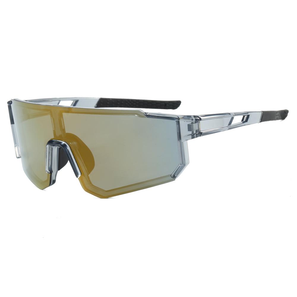 Unisex Photochromic Cycling Glasses - Outdoor European & American One-Piece Sports Sunglasses