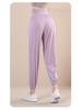 Damen Schnelltrocknende High Waist Loose Fit Yoga- & Fitness-Schweißhose