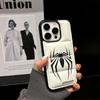 Red Spider Puffer Phone Case Man Black and White 3D Shockproof Phone Covers for iPhone 16 15 14 13 12 11 Pro Max Case for Sons
