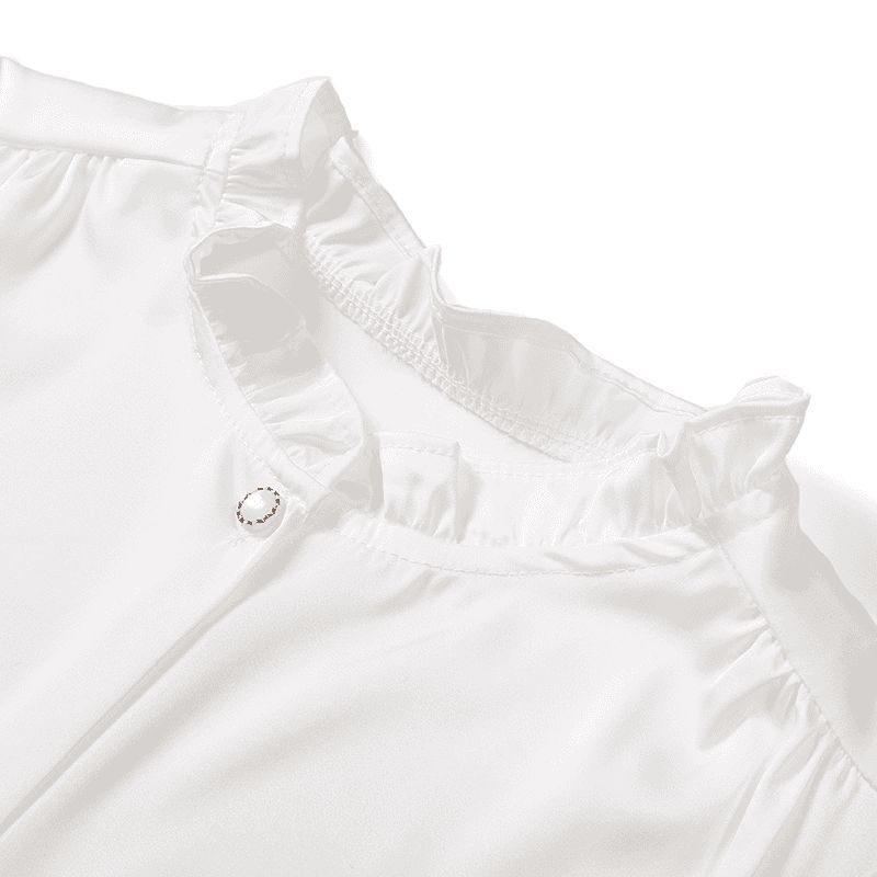 French Sleeveless Fungus Collar Base 2025 Summer New Inner Satin Lotus Leaf Shirt Top Premium Vest