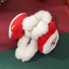 Hair Claw Clip Christmas Theme Hair Jaw Clamps Festive Santa Hair Catch Barrettes Strong Hold Hairpin for Girls