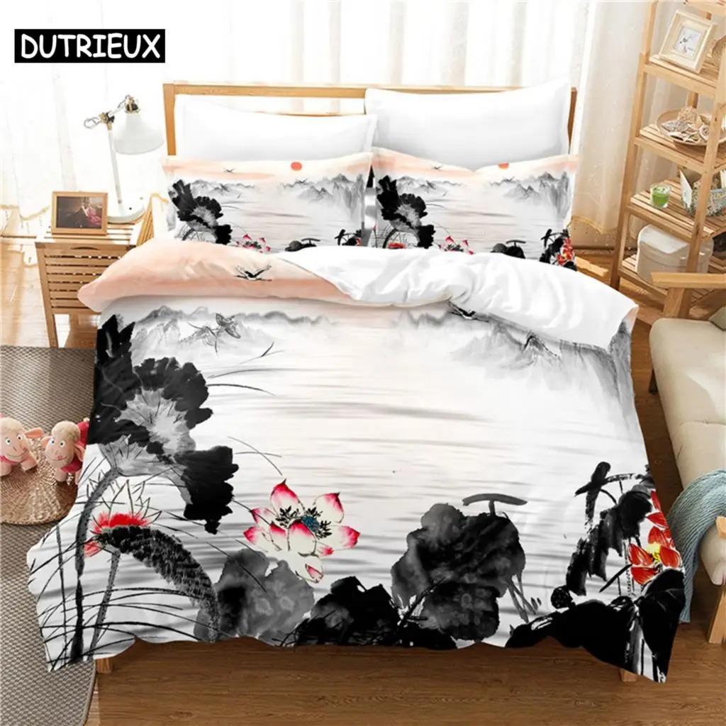 

Lnk Painting Comfortable Duvet Quilt Cover Pillowcase Bedding Set Children Bedroom Decoration Home Textile 70x133cm 2pcs