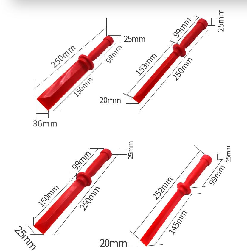 4pcs Plastic Car Tire Repair Tool Scraper Wheel Balancer for Automotive Debris Adhesive Stick On Tape Removal Weight Balance
