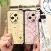 Lanyard Back Cover Phone Case For Tecno Spark30 4G/KL6 Phone Holder Dirt-resistant Anti-dust Fashion Design Durable Cute