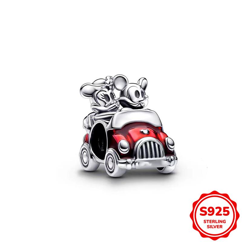 Charms Silver 925 Stitch Bead Fits 3mm Bracelet Bangle Necklace For Women Pendant Luxury DIY Jewelry Making Gift
