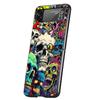 Skeleton Skull Hard PC Phone Case For Samsung Galaxy Z Flip 7 6 5 4 Black Cover For Galaxy Z Flip 3 Foldable Shell Fundas Capas