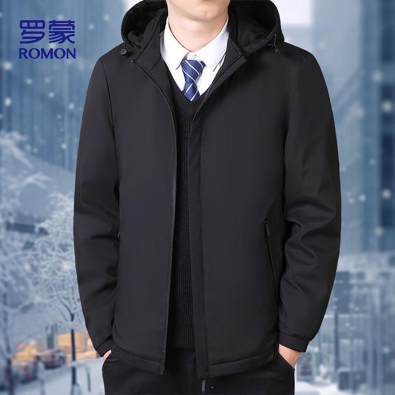 

ROMON Men s Hooded Winter Padded Jacket 2XL