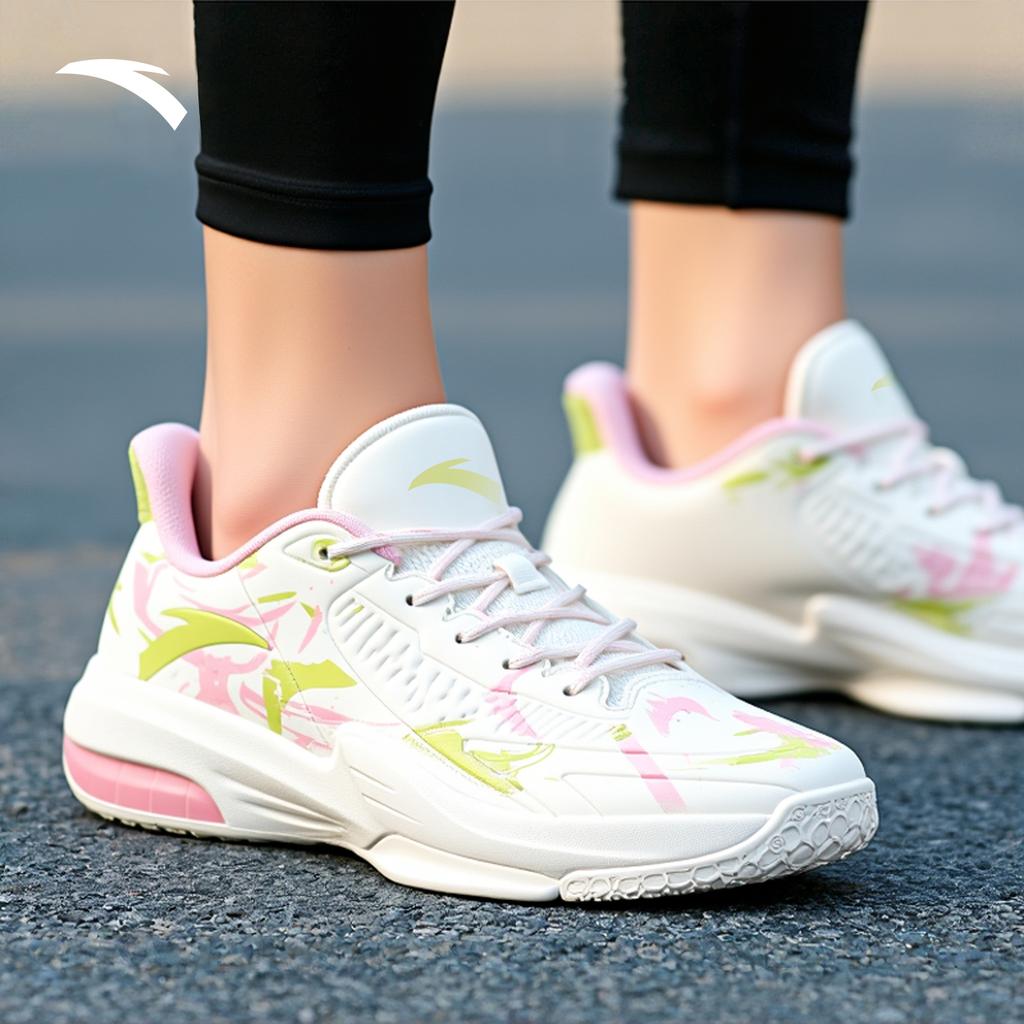 Anta KT Series Fashion Trend Shock Absorption Non-Slip Wear-Resistant Low-Top Basketball Shoes Men Sneaker 912541603-1