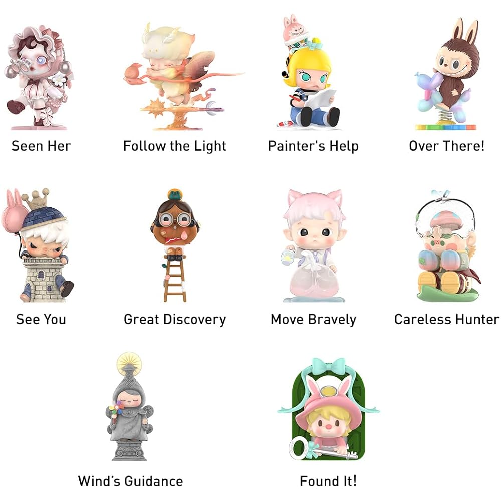 Pop Mart Finding Mokoko Series Blind Box Figure Premium PVC Toy Original Character 1 Piece