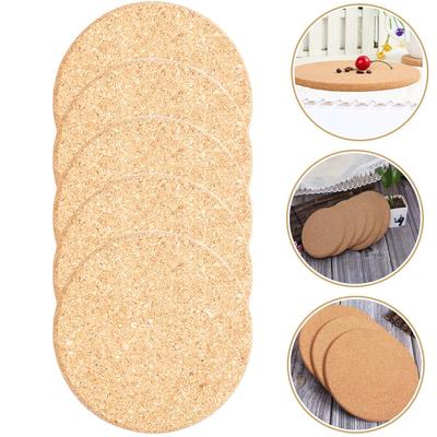 10Pcs Cork Plant Mats Round Planter Pads Indoor Outdoor Flowerpot Coasters Drip Pads Furniture Floor Protection Garden