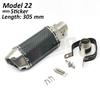 Universal Motorcycle Exhaust Pipe 51mm DB Killer Escape Moto Racing Modified Pit Bike For Kawasaki Z650 Ninja400 Versys 650 MT09