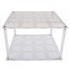Vinyl Storage Rack with 16 Holes for Craft Rooms and Wrapping Paper