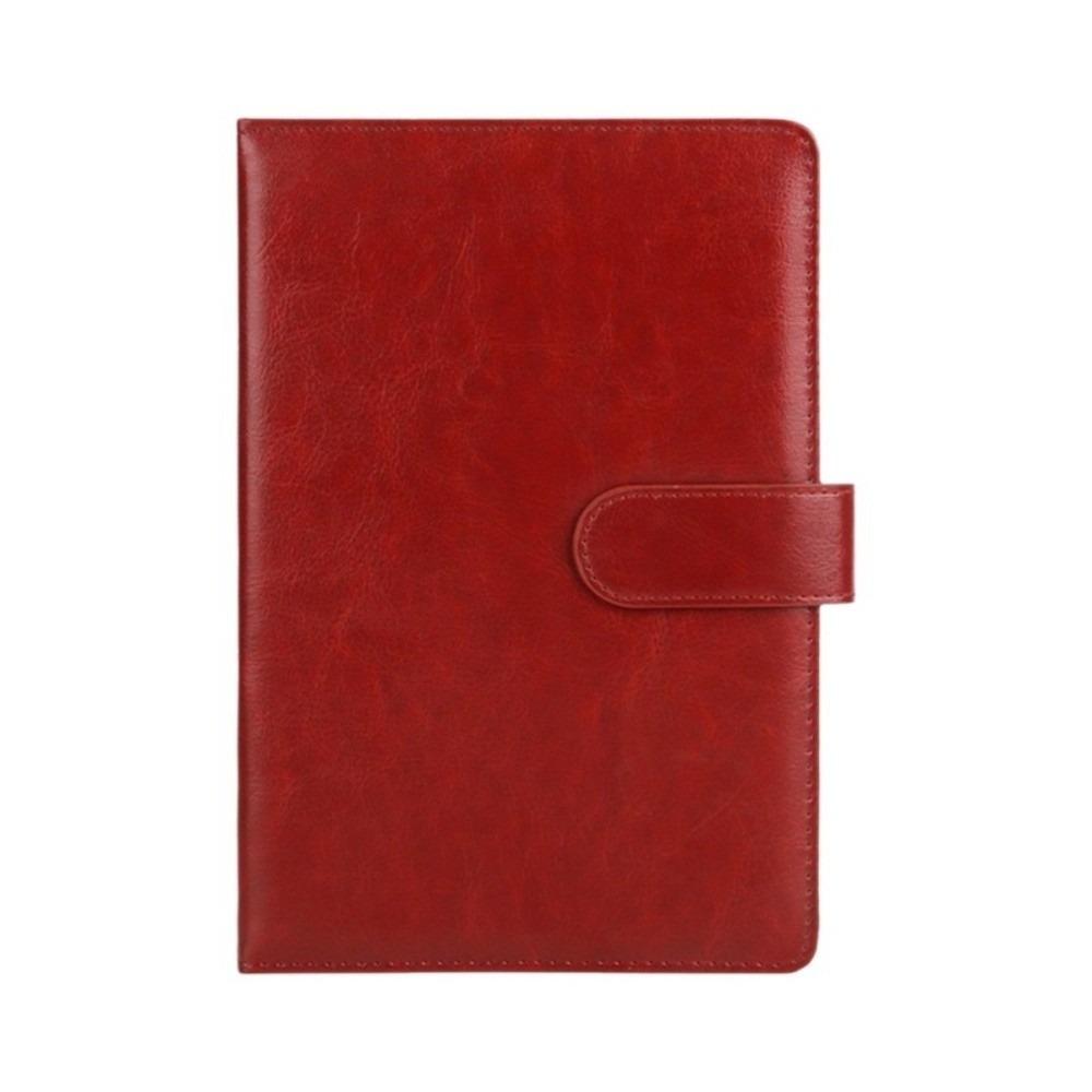 A5 Business Notebook PU Leather Hardcover Notebook Simple Meeting Record Book  Office Stationery