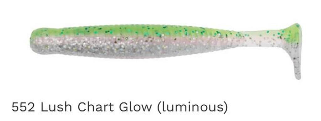 Ecogear Soft Lure Grass Minnow M 2-1/2 Inch 10 Piece Per Pack 552 (5946)