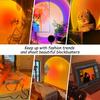 RGB Sunset Lamp,Photography Ambient Light,Night,Dimmable LED Mood Lighting,Color Changing Decorative Bulb,Living Room Bedroom