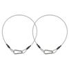 Flexible Luggage Lock Cable Stainless Steel Hanging Buckle Rope Security Cable  for Stage Light
